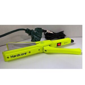 Hardcore Neon Yellow Hair Straightener  Flat Iron with Cord